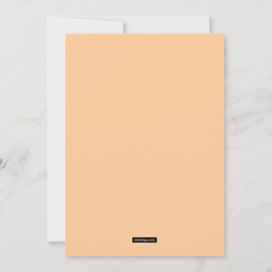 Aankondiging van het Afstuderen van Law Major Gave (Achterkant)