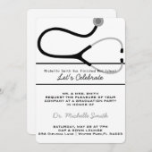 Aankondiging van het Afstuderen van Stethoscoop Me (Voorkant / Achterkant)