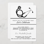 Aankondiging van het Afstuderen van Stethoscoop Me (Voorkant / Achterkant)