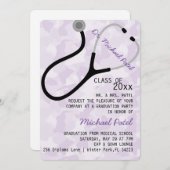 Aankondiging van het Afstuderen van Stethoscoop Me (Voorkant / Achterkant)