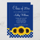 Aankondiging van het Afstuderen van Sunflower Blue (Voorkant / Achterkant)