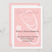 Aankondiging van het Afstuderen voor de gezondheid (Voorkant / Achterkant)