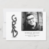 Aankondiging van het Afstuderen voor grafische kaa (Voorkant)