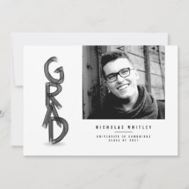 Aankondiging van het Afstuderen voor grafische kaa