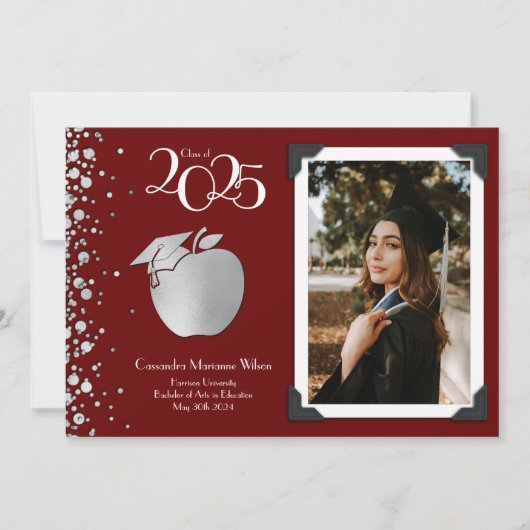 Aankondiging van het Afstuderen voor lerarenopleid (Voorkant)