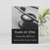 Aankondiging van het Afstuderen voor verpleegkundi (Staand voorkant)