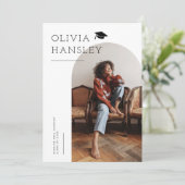 Aankondiging van het Afstuderen White Arch afstude (Staand voorkant)