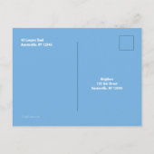 Aankondiging van het Briefkaart van Garage Sale (Achterkant)