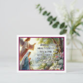 Aankondiging van het Christus Briefkaart (Staand voorkant)