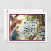 Aankondiging van het Christus Briefkaart (Voorkant / Achterkant)