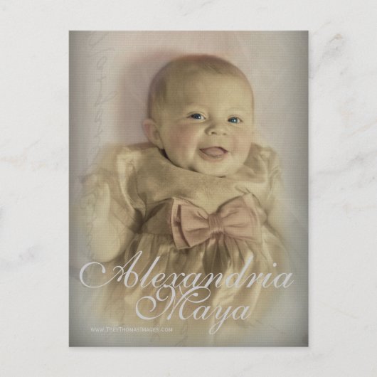 Aankondiging van het doopsel2 (Voorkant)