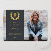 Aankondiging van het Gray Caduceus Medical Afstude (Voorkant)