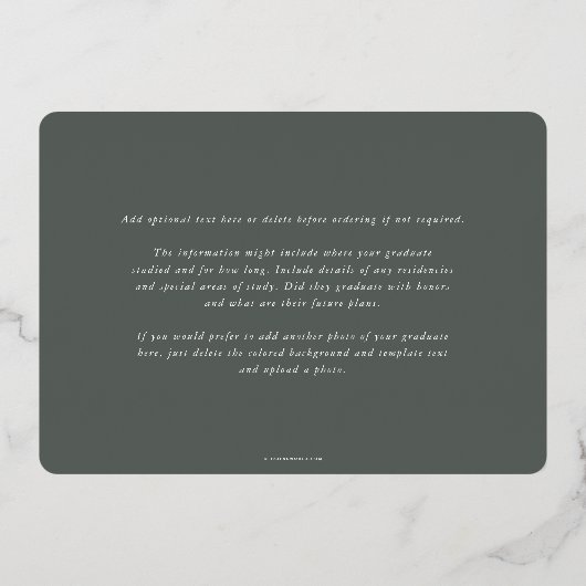 Aankondiging van het Green Asclepius Medical Afstu (Achterkant)