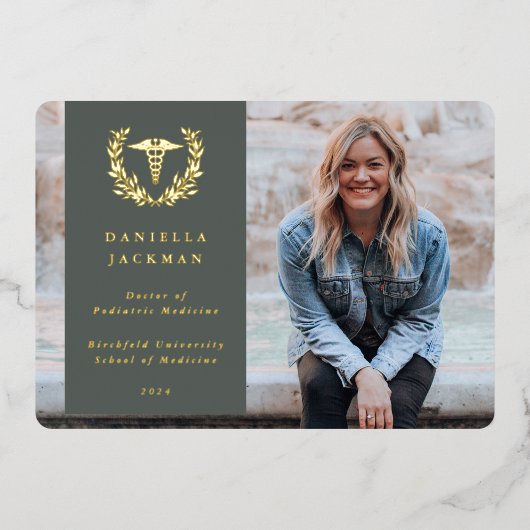 Aankondiging van het Green Caduceus Medical Afstud (Voorkant)