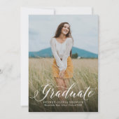 Aankondiging van het grote afbeelding afstuderen (Voorkant)