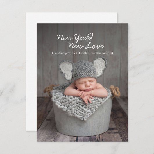 Aankondiging van het heetshart van het moderne Bab (Voorkant / Achterkant)