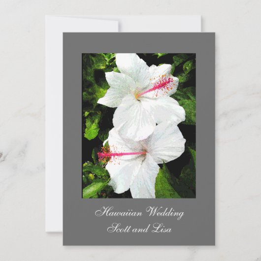Aankondiging van het huwelijk in Hawaiian (Voorkant)