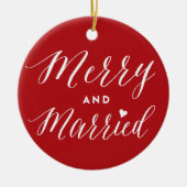 Aankondiging van het huwelijk op feestdag voor fee keramisch ornament (Voorkant)