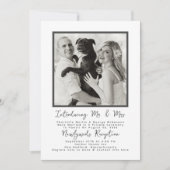 Aankondiging van het huwelijk van Big Photo Passen (Voorkant)