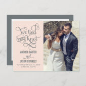 Aankondiging van het huwelijk van de edele Knot -  (Voorkant / Achterkant)