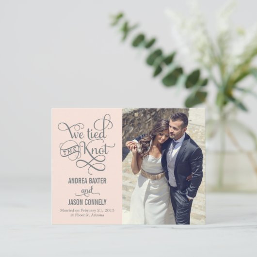 Aankondiging van het huwelijk van de edele Knot -  (Staand voorkant)