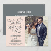 Aankondiging van het huwelijk van de edele Knot -  (Voorkant / Achterkant)