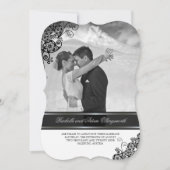 aankondiging van het huwelijk van Floral Paisley (Voorkant)