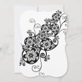 aankondiging van het huwelijk van Floral Paisley (Achterkant)