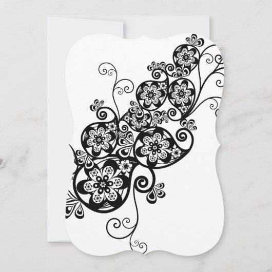  aankondiging van het huwelijk van Floral Paisley  (Achterkant)