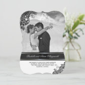 aankondiging van het huwelijk van Floral Paisley (Staand voorkant)