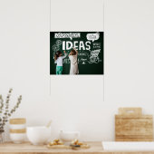 Aankondiging van het jaardagenbord van het speelgo poster (Keuken)