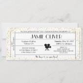 Aankondiging van het kaartje voor het afstuderen A (Voorkant)