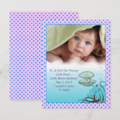 Aankondiging van het kostbare kindermeisje (Voorkant / Achterkant)