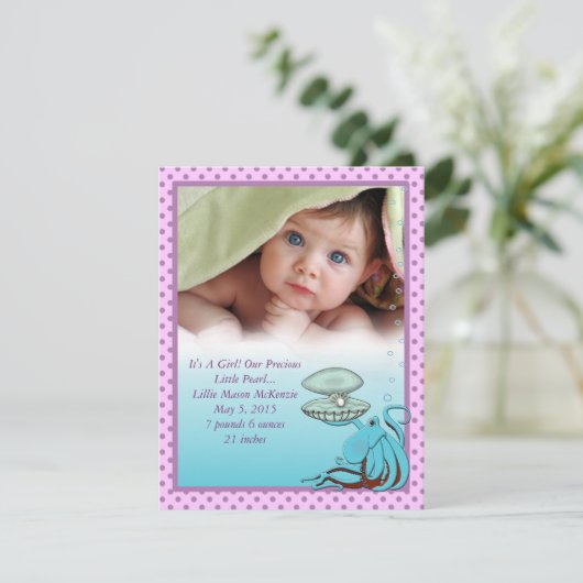 Aankondiging van het kostbare kindermeisje (Staand voorkant)