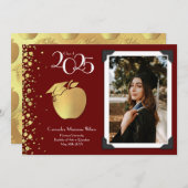 Aankondiging van het leerlingwezen Gold Afstuderen (Voorkant / Achterkant)