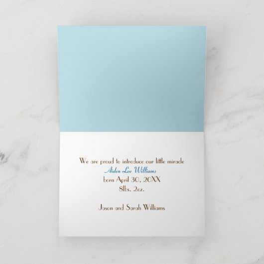 Aankondiging van het Lijst Baby Boy Photo  (Binnen)