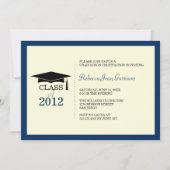 Aankondiging van het marinesurropet tassel afstude (Voorkant)