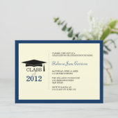 Aankondiging van het marinesurropet tassel afstude (Staand voorkant)