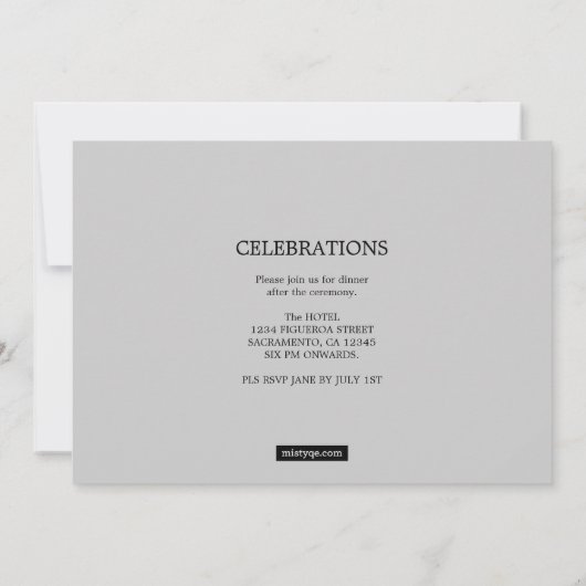 Aankondiging van het medisch Afstuderen van Caduce (Achterkant)