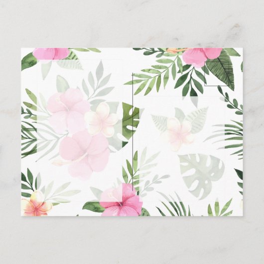 Aankondiging van het meisje van de pasgeboren baby (Achterkant)