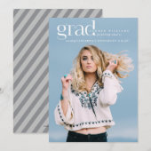 Aankondiging van het moderne Afstudeerder Full Pho (Voorkant / Achterkant)