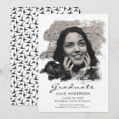 Aankondiging van het moderne Afstudeerder van de S (Voorkant / Achterkant)