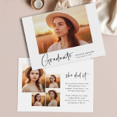 Aankondiging van het moderne Afstuderen met een mi