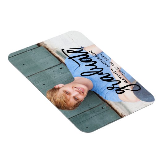 Aankondiging van het moderne Afstuderen penseelscr Magneet (Rechterzijde)