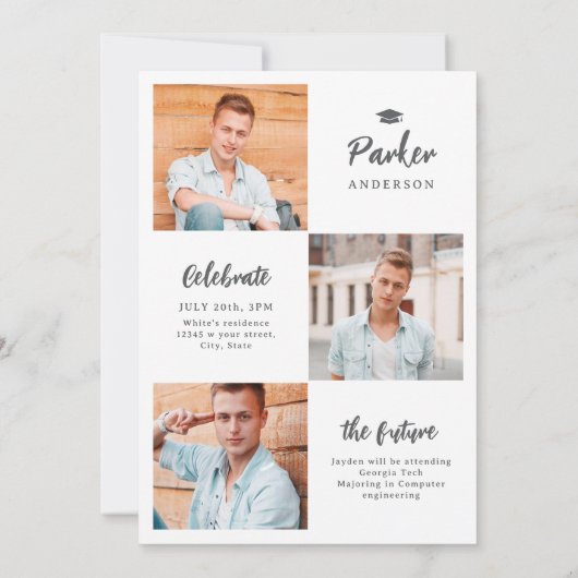 Aankondiging van het moderne Afstuderen van de Fot (Achterkant)