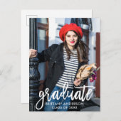 Aankondiging van het moderne Afstuderen van de Fot (Voorkant / Achterkant)