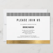 Aankondiging van het moderne Afstuderen van Patron (Achterkant)