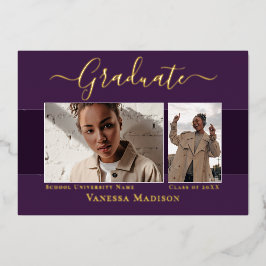 Aankondiging van het moderne Elegant Afstuderen vo