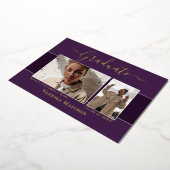 Aankondiging van het moderne Elegant Afstuderen vo (Gedraaid)