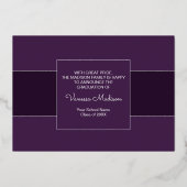 Aankondiging van het moderne Elegant Afstuderen vo (Achterkant)